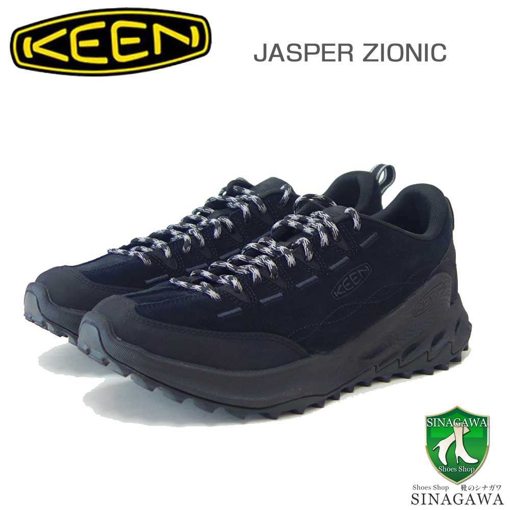 KEENキーンジャスパーザイオニックJASPERZIONIC1029584(メンズ)カラー:Black/Alloyレザースニーカーウォーキング「靴」