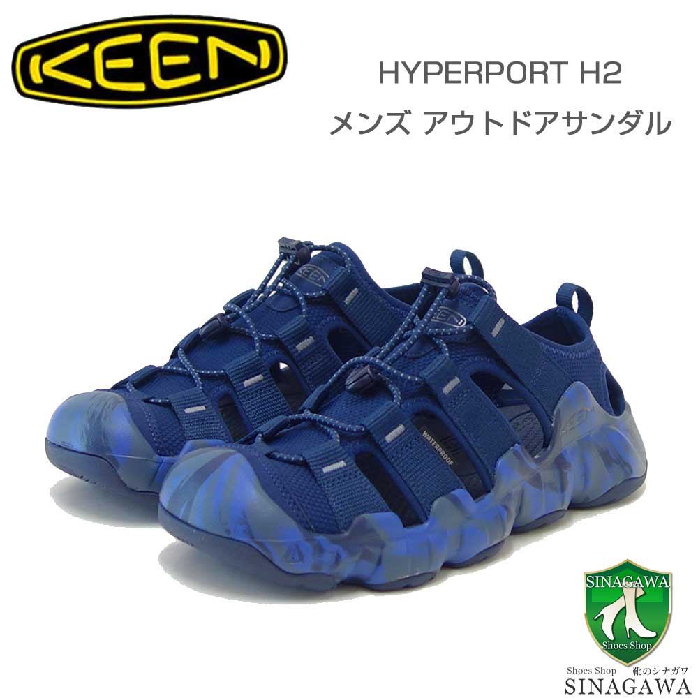 KEENキーンHYPERPORTH2ハイパーポートエイチツー1030677(メンズ)カラー:NavalAcademy/Swirlスポーツサンダルウォーターシューズ「靴」
