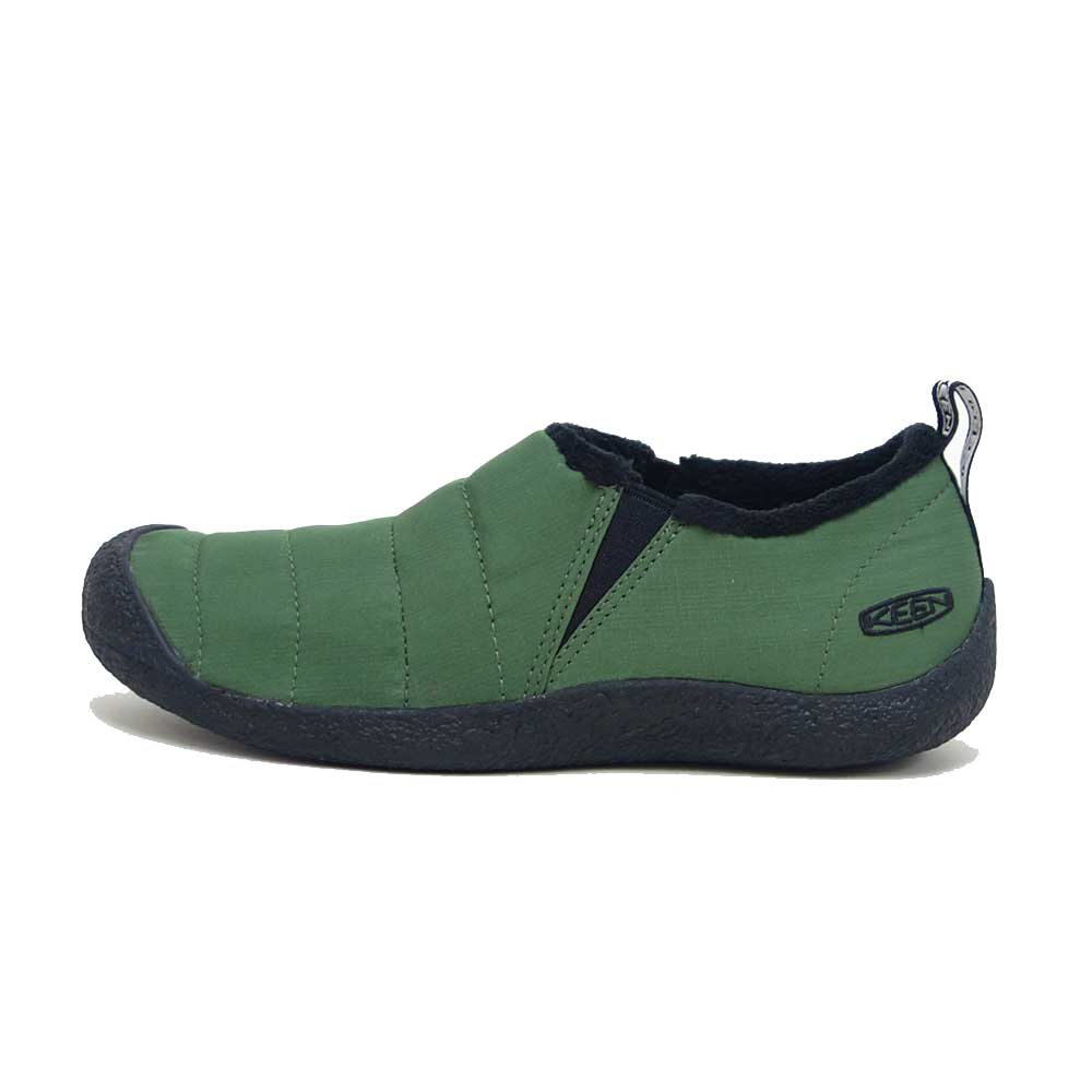 キーン KEEN ハウザー ツー 1031344 Bronze Green / Black(メンズ)ソフトなナイロン素材 温かみのあるスリッポンシューズ「靴」