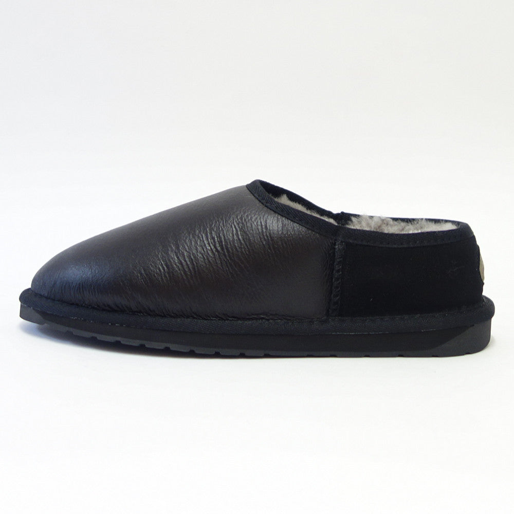 【SALE 30%OFF】 エミュー EMU W 12713 Pico Townsend スティンガー ピコ(ユニセックス) カラー:ブラック ショートムートンシューズ 撥水 シープスキン スリッポン 「靴」