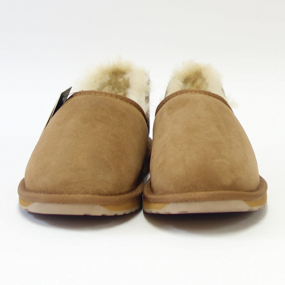 【SALE 30%OFF】 エミュー EMU W 12715 Stlinger Nano Fold Over スティンガーナノ(レディース) カラー:チェスナット ショートムートンモックシューズ 撥水 シープスキン スリッポン 「靴」