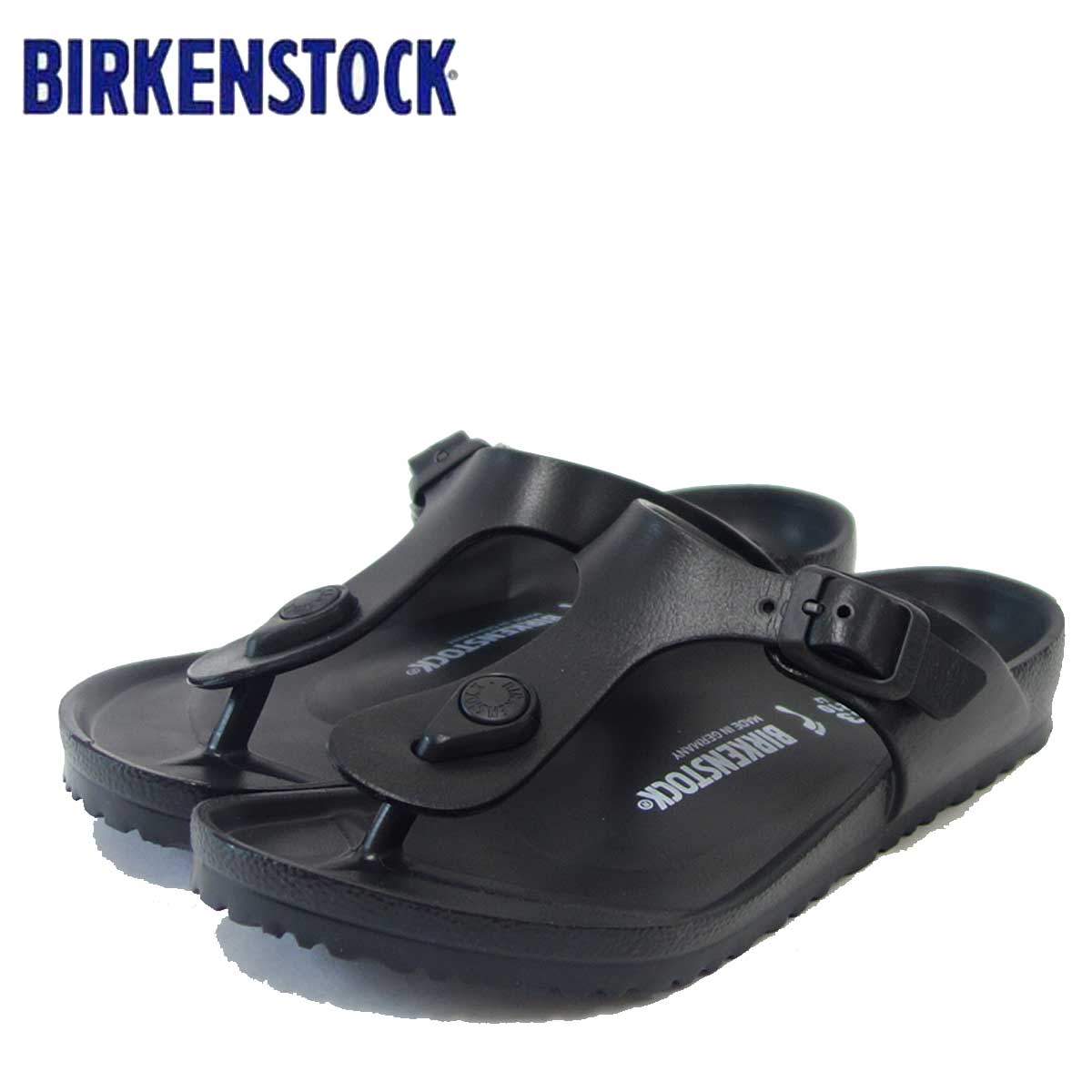BIRKENSTOCK(ビルケンシュトック) GIZEH(ギゼ)キッズサンダル GE 128423(EVA/ブラック) 「靴」 子ども靴