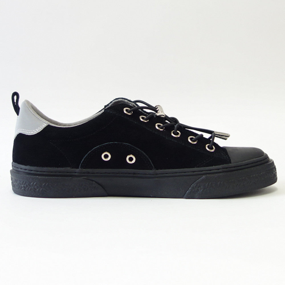 【SALE 50%OFF】 スラック SLACK SL 1401 003(ユニセックス)CLUDE PREMIUM SUEDE カラー:BLACK / BLACK 天然皮革 ローカットスニーカー バルカナイズ製法 「靴」