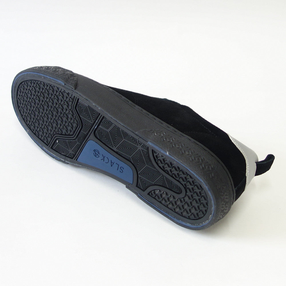 【SALE 50%OFF】 スラック SLACK SL 1401 003(ユニセックス)CLUDE PREMIUM SUEDE カラー:BLACK / BLACK 天然皮革 ローカットスニーカー バルカナイズ製法 「靴」