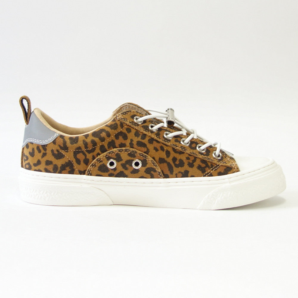 【SALE 50%OFF】 スラック SLACK SL 1401 772(ユニセックス 23.5cm 24cm 24.5cm)CLUDE PREMIUM SUEDE カラー:LEPARD / WHITE 天然皮革 ローカットスニーカー バルカナイズ製法 「靴」