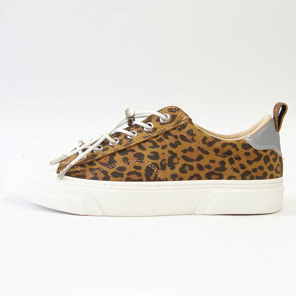 【SALE 50%OFF】 スラック SLACK SL 1401 772(ユニセックス 23.5cm 24cm 24.5cm)CLUDE PREMIUM SUEDE カラー:LEPARD / WHITE 天然皮革 ローカットスニーカー バルカナイズ製法 「靴」