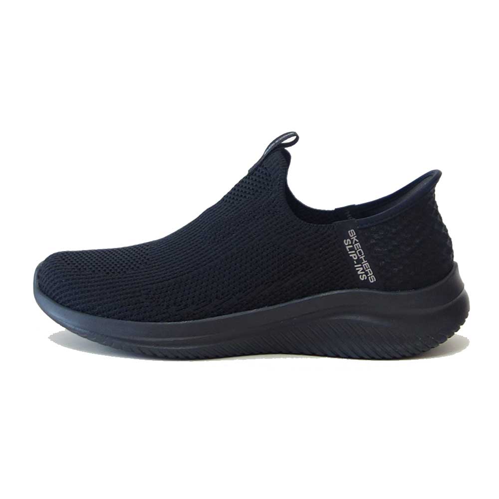 スケッチャーズ SKECHERS ULTRA FLEX 3.0 150450 BBK ブラック (レディース)ウルトラ フレックス 3.0 イージー ウィン メッシュ 人工繊維 ストレッチ スリッポン スニーカー レディース ハンズフリー 洗濯機洗い可能 「靴」