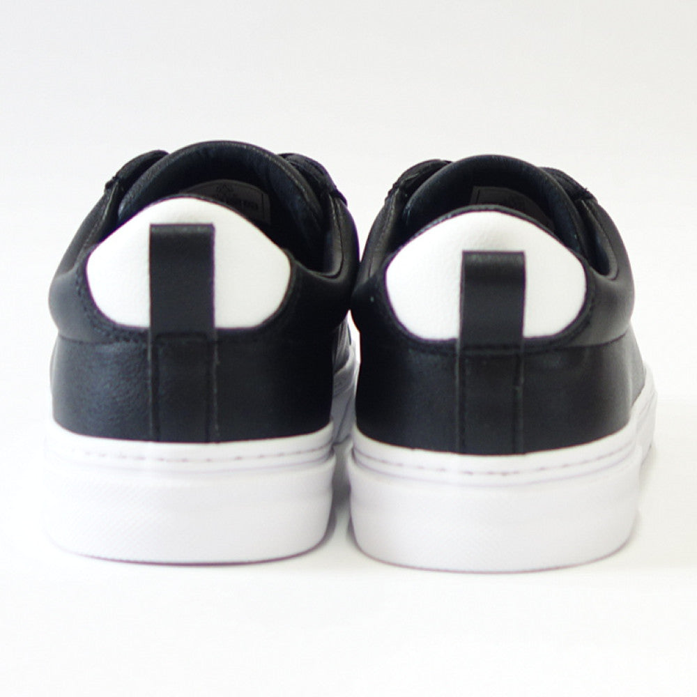 【SALE 50%OFF】 スラック SLACK SL 1518 001(ユニセックス)LIBERIO(リベリオ) カラー:BLACK / WHITE 人工皮革 ローカットスニーカー バルカナイズ製法 「靴」
