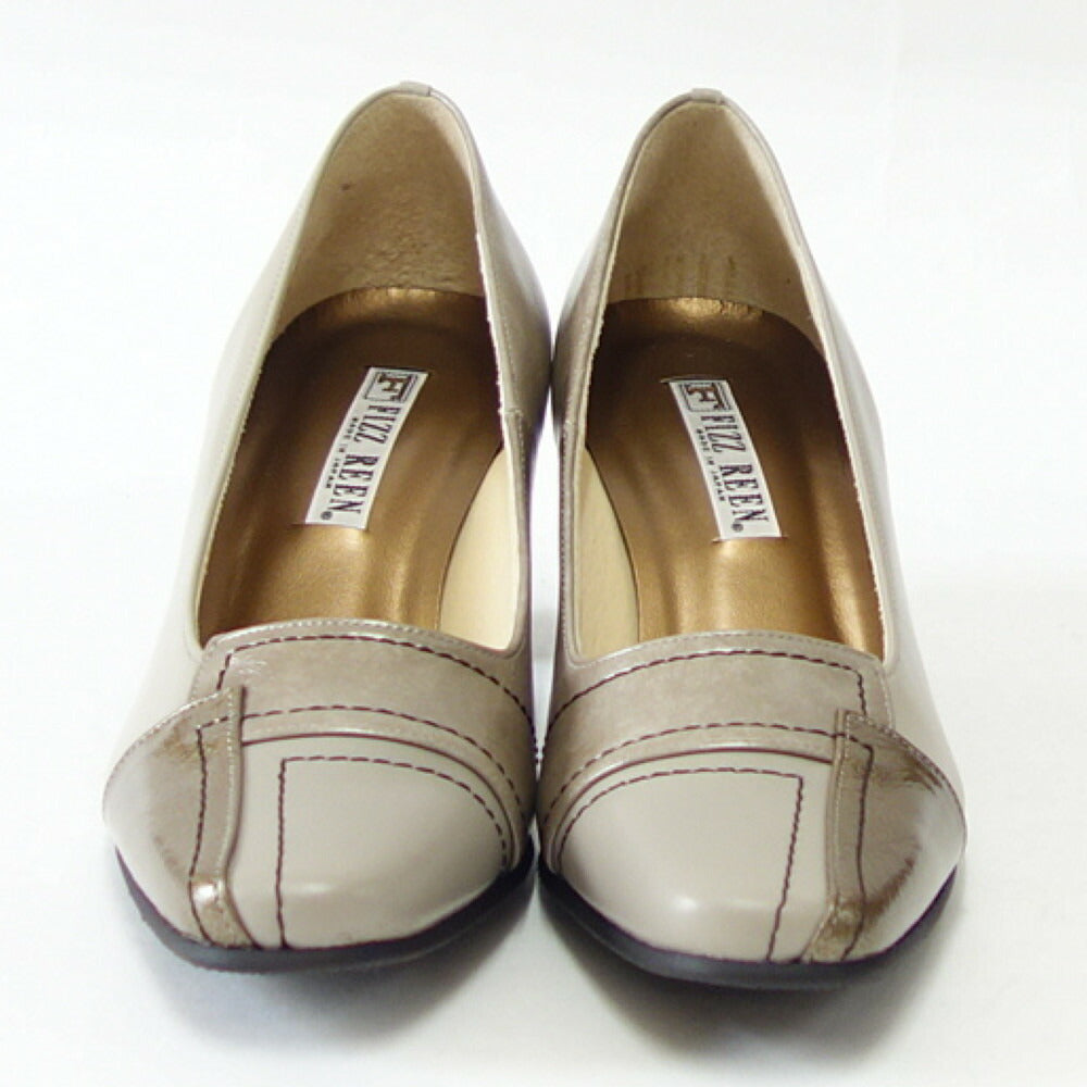 【SALE 30%OFF】 フィズリーン FIZZ REEN 1533 ライトオーク (レディース パンプス) 日本製 足に優しい快適EEEシューズ ソフトな天然皮革で優しくフィット 「靴」