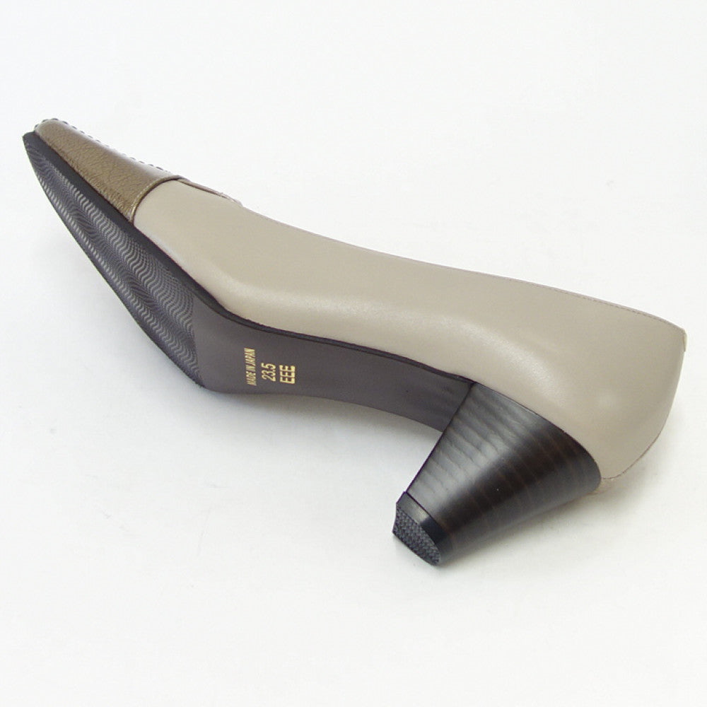 【SALE 30%OFF】 フィズリーン FIZZ REEN 1533 ライトオーク (レディース パンプス) 日本製 足に優しい快適EEEシューズ ソフトな天然皮革で優しくフィット 「靴」