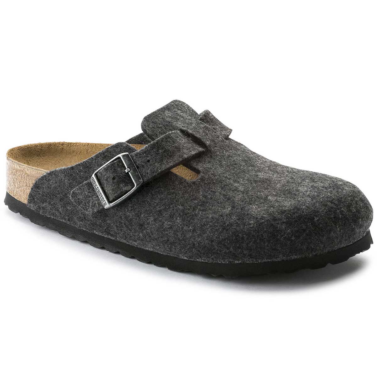ビルケンシュトック BIRKENSTOCK Boston(ボストン)幅狭(ナローフィット) GC 160373(ウールフェルト/アンスラジット) 「靴」