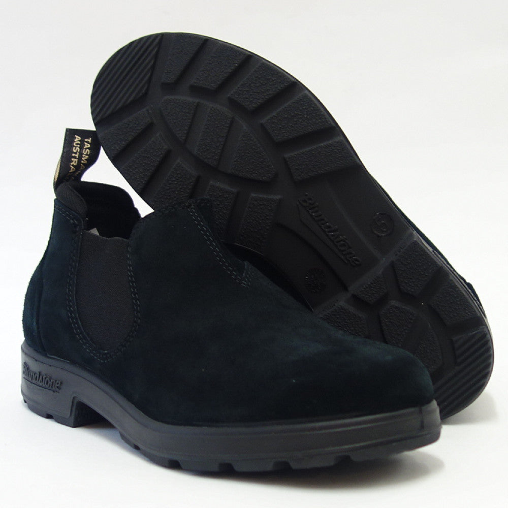 ブランドストーン Blundstone BS1605 009 (ユニセックス) ブラック スエードレザー アンクルブーツ スリッポン「靴」