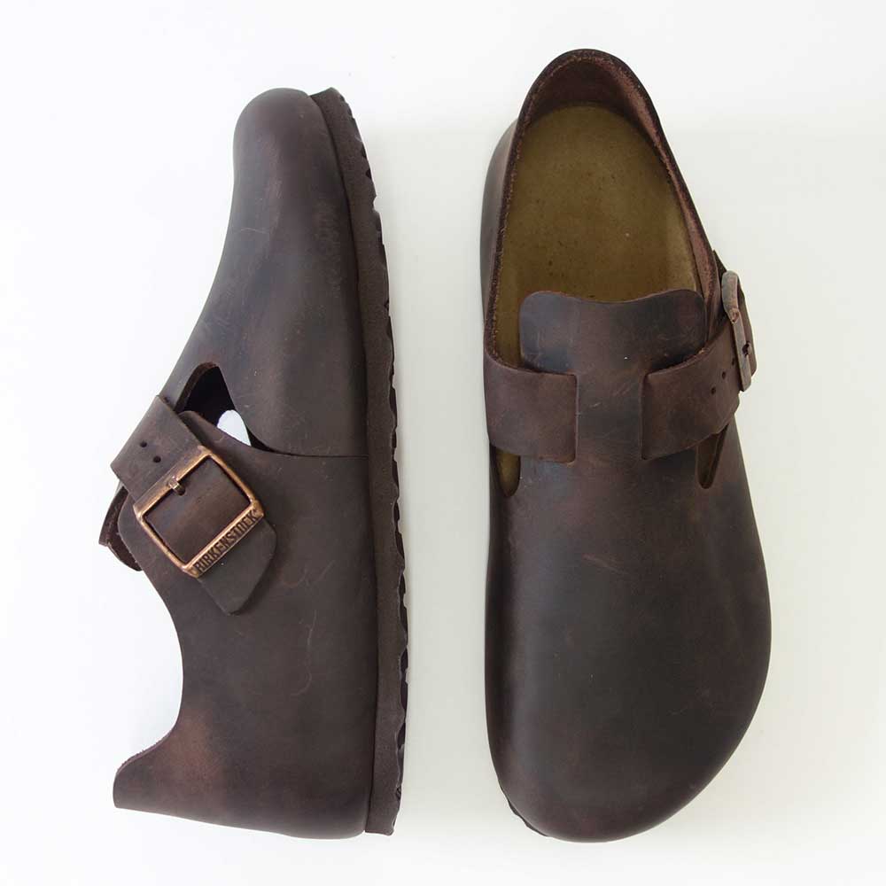 BIRKENSTOCK(ビルケンシュトック) LONDON BS(ロンドン)幅広(レギュラーフィット) 166531(オイルレザー/ハバナ)コンフォートシューズ ドイツ生まれの快適シューズ 「靴」