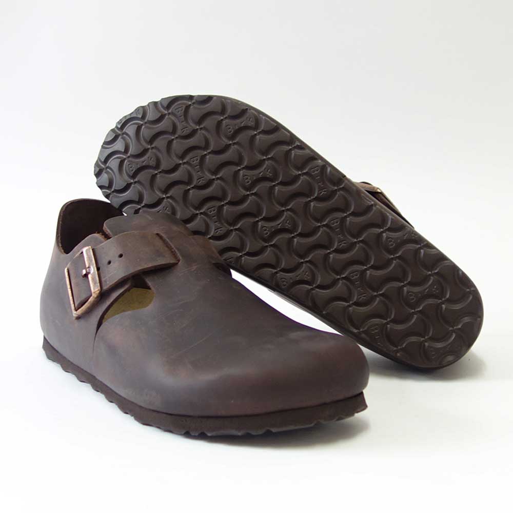 BIRKENSTOCK(ビルケンシュトック) LONDON BS(ロンドン)幅広(レギュラーフィット) 166531(オイルレザー/ハバナ)コンフォートシューズ ドイツ生まれの快適シューズ 「靴」