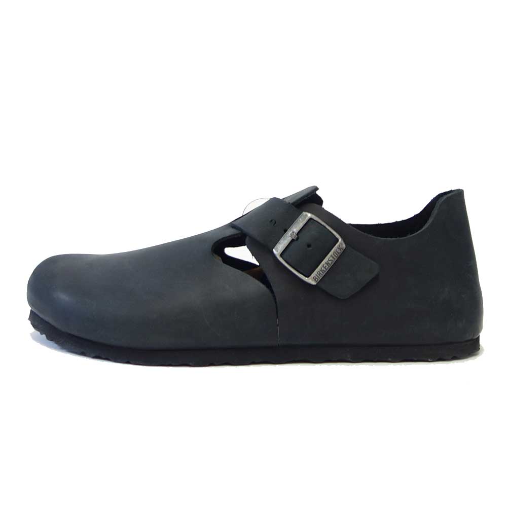 BIRKENSTOCK(ビルケンシュトック) LONDON BS(ロンドン)幅広(レギュラーフィット) 166541(オイルレザー/ブラック)コンフォートシューズ ドイツ生まれの快適シューズ 「靴」