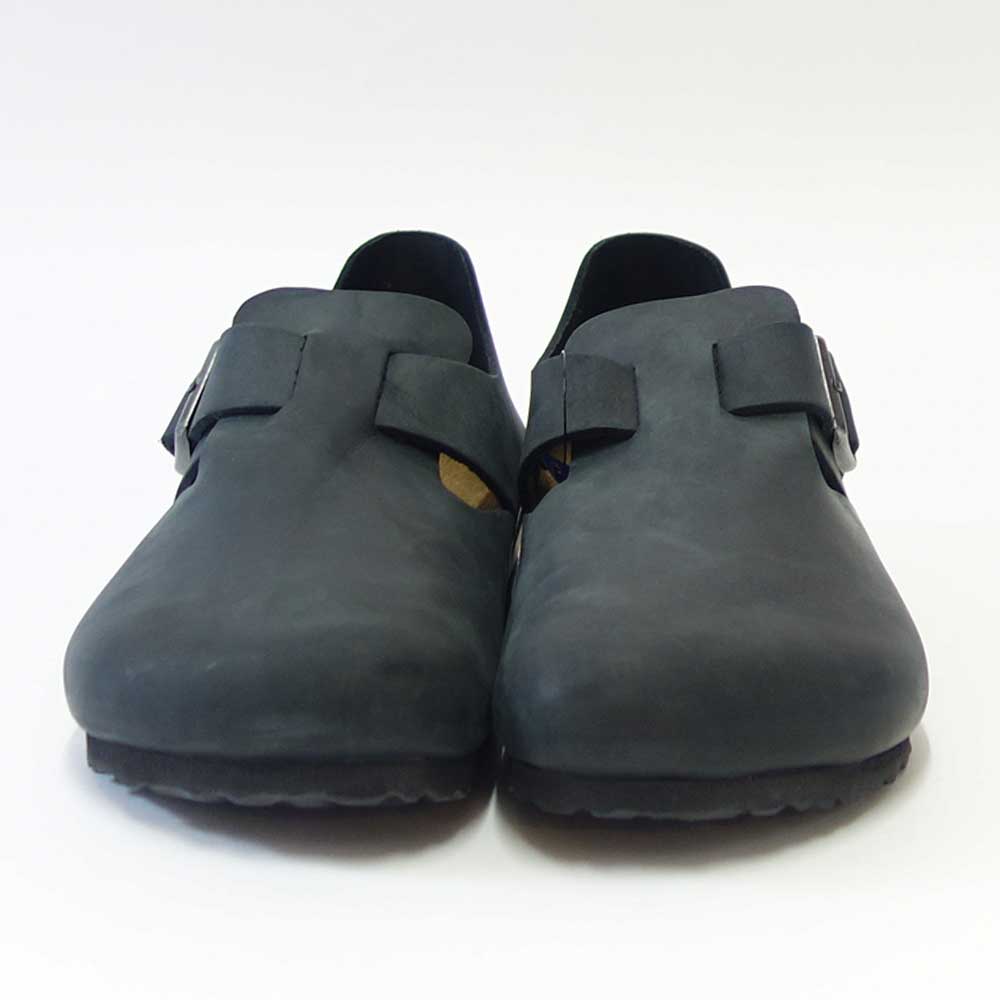 BIRKENSTOCK(ビルケンシュトック) LONDON BS(ロンドン)幅広(レギュラーフィット) 166541(オイルレザー/ブラック)コンフォートシューズ ドイツ生まれの快適シューズ 「靴」