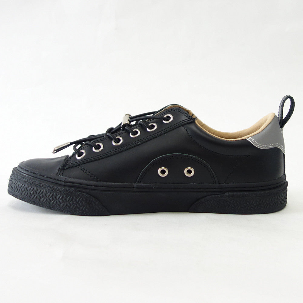 【SALE 50%OFF】 スラック SLACK SL 1705 003(ユニセックス)CLUDE GL(クルード GL) カラー:BLACK / BLACK 天然皮革 ローカットスニーカー バルカナイズ製法 「靴」