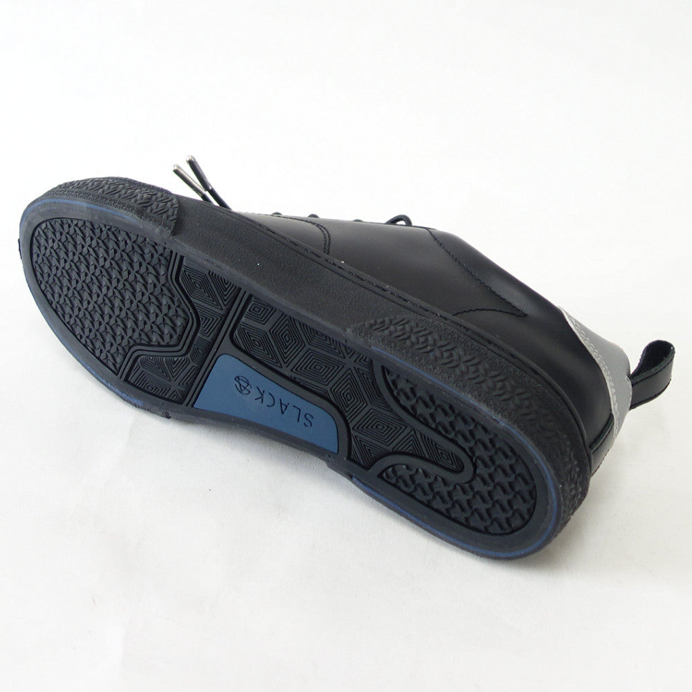 【SALE 50%OFF】 スラック SLACK SL 1705 003(ユニセックス)CLUDE GL(クルード GL) カラー:BLACK / BLACK 天然皮革 ローカットスニーカー バルカナイズ製法 「靴」