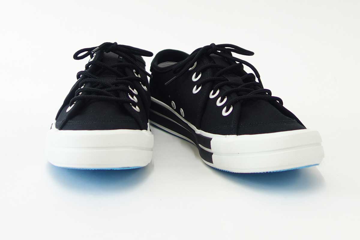 【SALE 50%OFF】 RFW アールエフダブリュー BAGEL-LO STANDARD(ユニセックス) 1812011 カラー:ブラック キャンバスのローカットスニーカー 「靴」