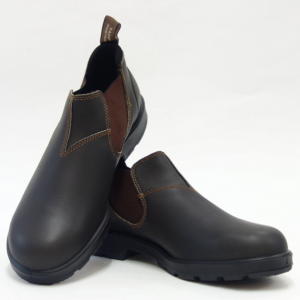 ブランドストーン Blundstone BS2038 200 (ユニセックス) ブラウン スムースレザー アンクルブーツ スリッポン「靴」