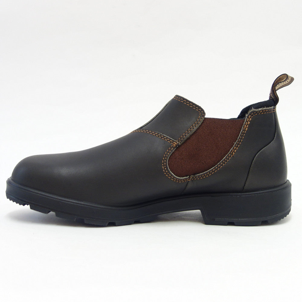 ブランドストーン Blundstone BS2038 200 (ユニセックス) ブラウン スムースレザー アンクルブーツ スリッポン「靴」