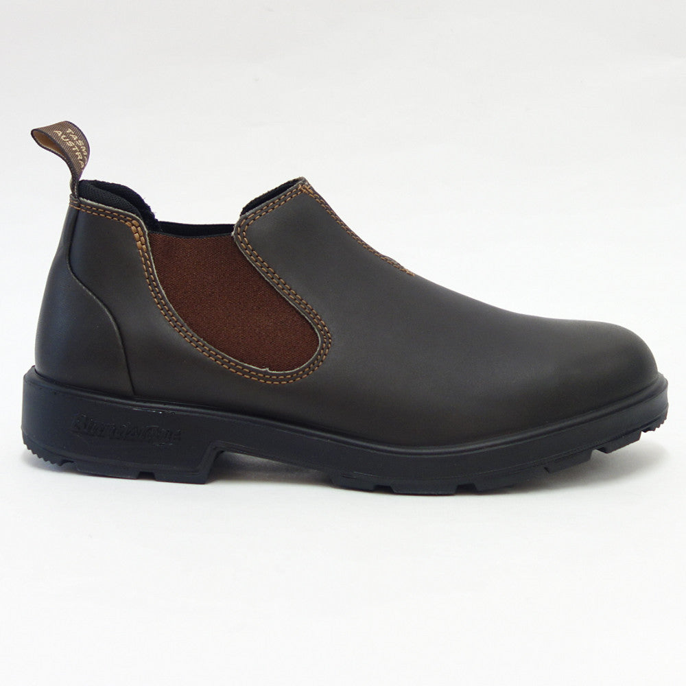 ブランドストーン Blundstone BS2038 200 (ユニセックス) ブラウン スムースレザー アンクルブーツ スリッポン「靴」