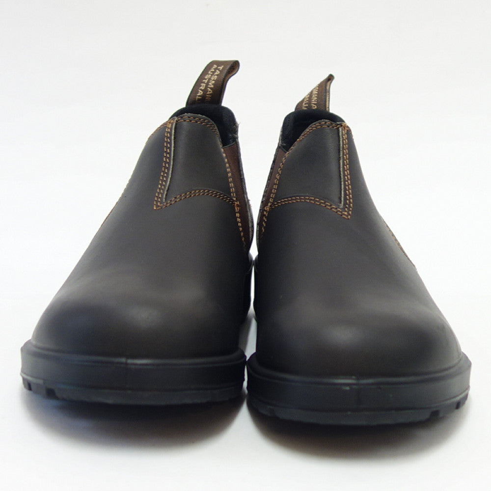 ブランドストーン Blundstone BS2038 200 (ユニセックス) ブラウン スムースレザー アンクルブーツ スリッポン「靴」