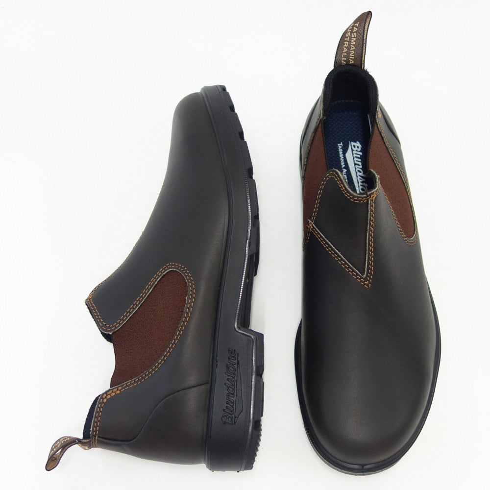 ブランドストーン Blundstone BS2038 200 (ユニセックス) ブラウン スムースレザー アンクルブーツ スリッポン「靴」