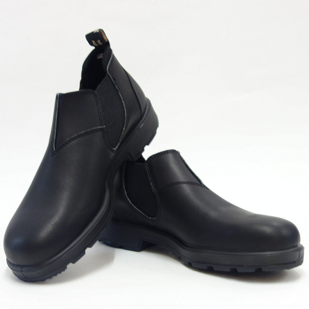 ブランドストーン Blundstone BS2039 009 (ユニセックス) ブラック スムースレザー アンクルブーツ スリッポン「靴」