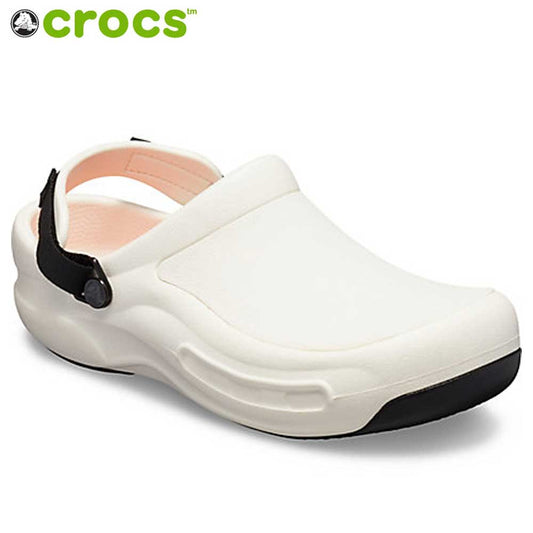 crocs クロックス Bistro Pro LiteRide Clog ビストロ プロ ライトライド クロッグ  205669 ホワイト(ユニセックス)「靴」