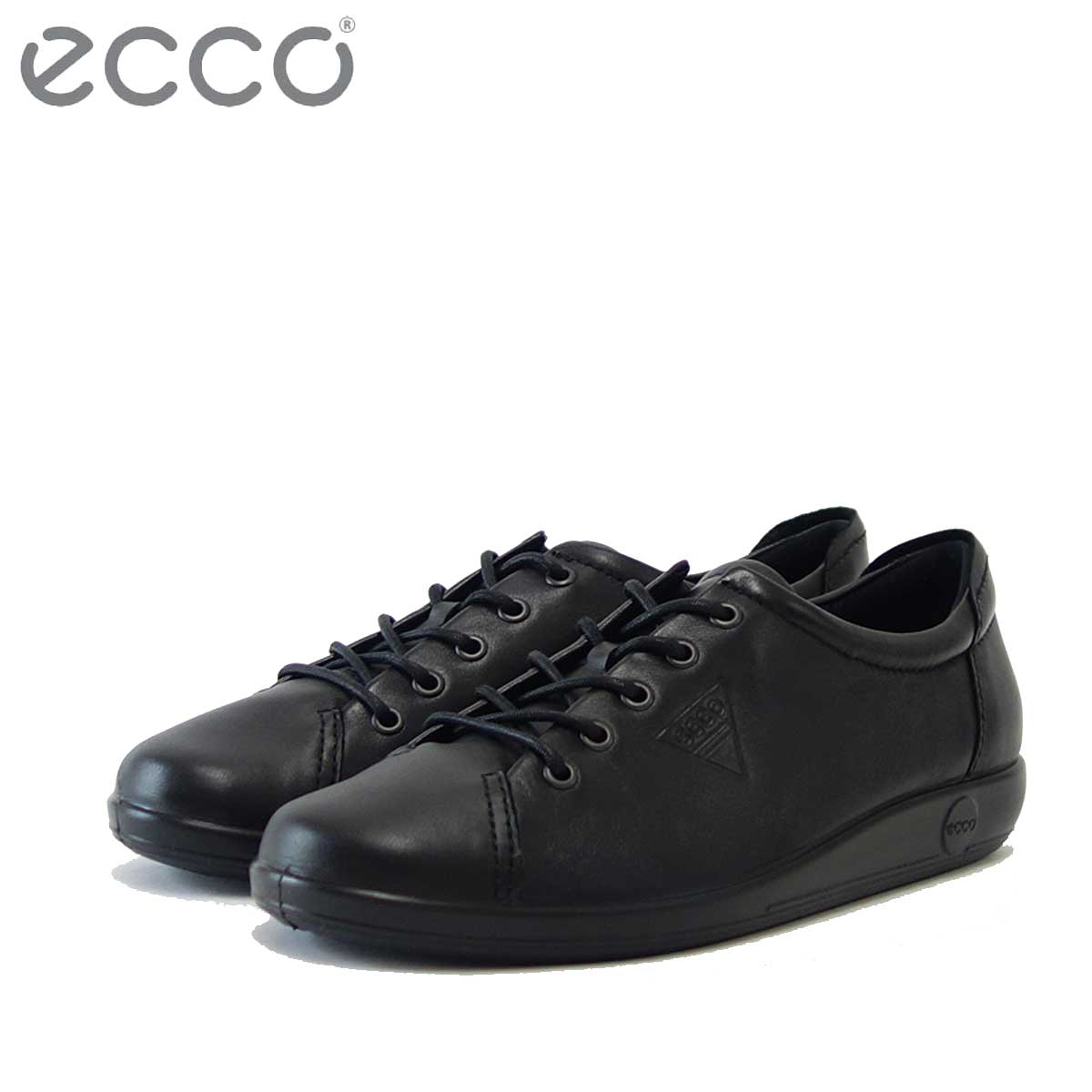 エコー ECCO SOFT 2.0 ブラック 206503 56723 (レディース) 快適な履き心地のレースアップシューズ 「靴」
