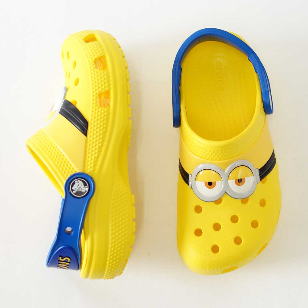 【SALE 20%OFF】 crocs クロックス Fun Lab I am Minions Clog K ファン ラブ アイアムミニオンズ クロッグ (キッズ)207461730 イエロー「靴」