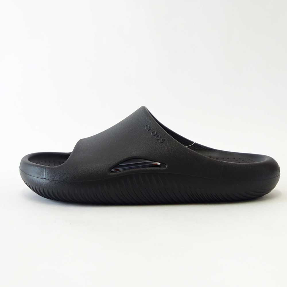 【SALE 20%OFF】 crocs クロックス メロウ リカバリー スライド MELLOW RECOVERY SLIDE 208392 001 ブラック(ユニセックス) クロッグ サボ スリッポン 「靴」