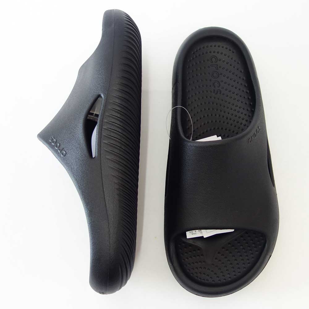【SALE 20%OFF】 crocs クロックス メロウ リカバリー スライド MELLOW RECOVERY SLIDE 208392 001 ブラック(ユニセックス) クロッグ サボ スリッポン 「靴」