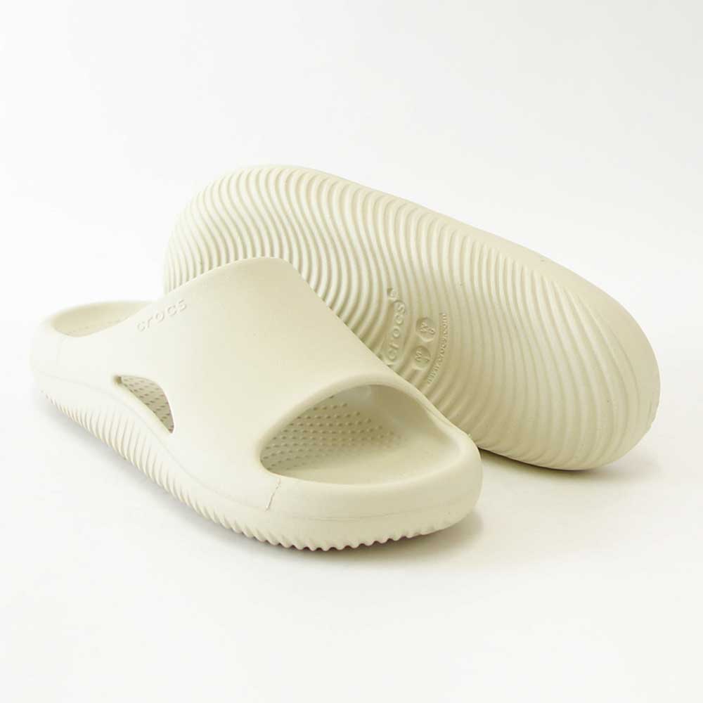 【SALE 20%OFF】 crocs クロックス メロウ リカバリー スライド MELLOW RECOVERY SLIDE 208392 2Y2 ボーン(ユニセックス) クロッグ サボ スリッポン 「靴」