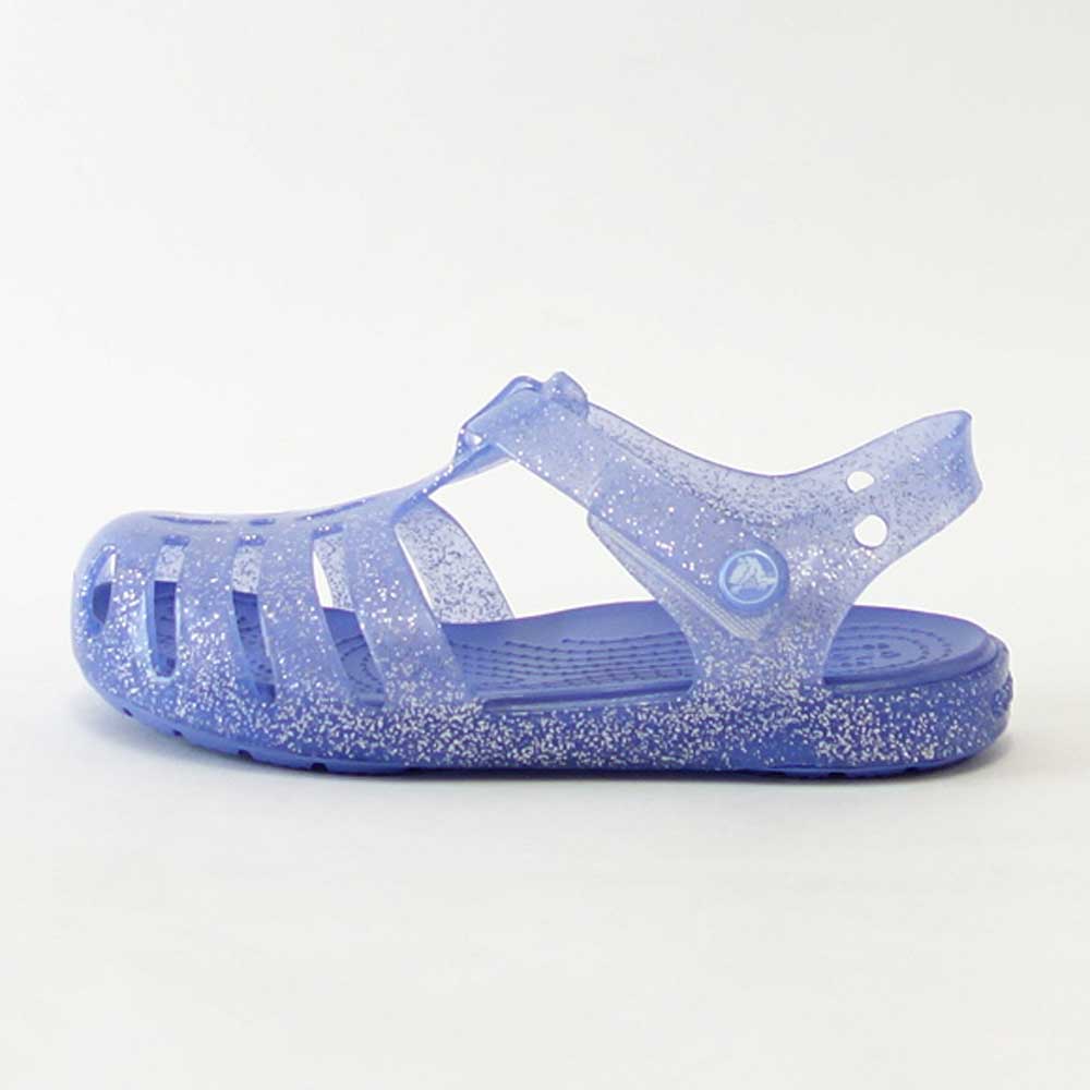 【SALE 20%OFF】 crocs クロックス Isabella Glitter sandal t イザベラ グリッター サンダル T (リトルキッズ)208444 5Q5 ムーンゼリー「靴」