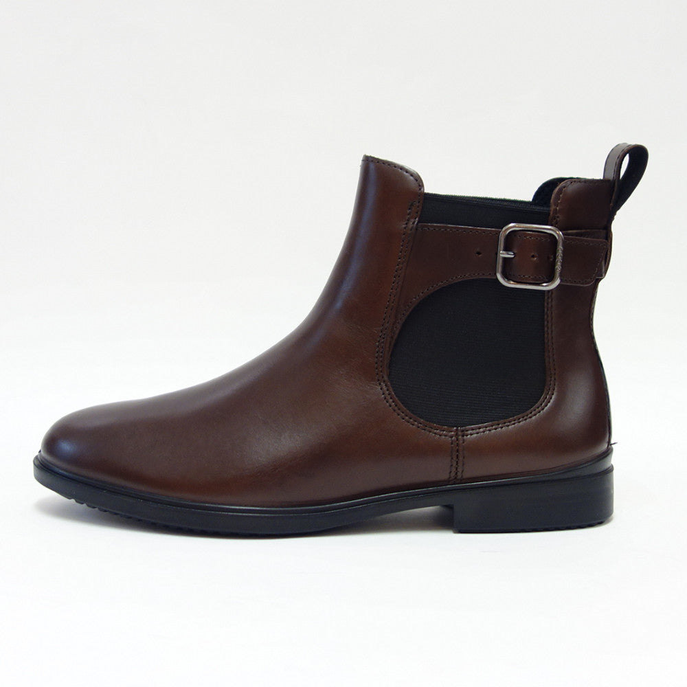 エコー ECCO DRESS CLASSIC 15 WOMEN’S LEATHER CHELSEA BOOTS  209813 01667 ブラウン (レディース) 上質天然皮革 サイドゴアブーツ アンクルブーツ 「靴」