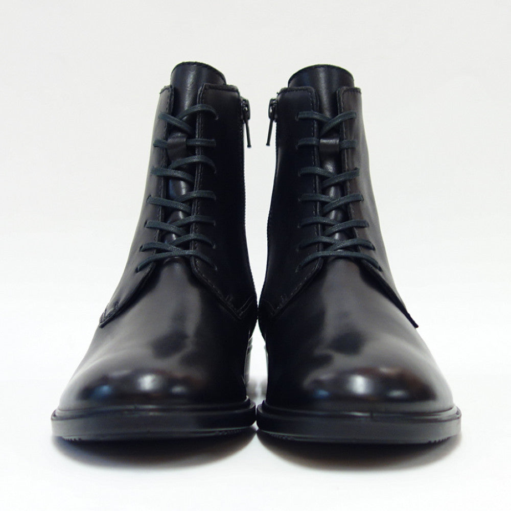 エコー ECCO DRESS CLASSIC 15 WOMEN'S LACE UP BOOTS  209823 01001 ブラック (レディース) 上質天然皮革 サイドジップブーツ アンクルブーツ レースアップ「靴」