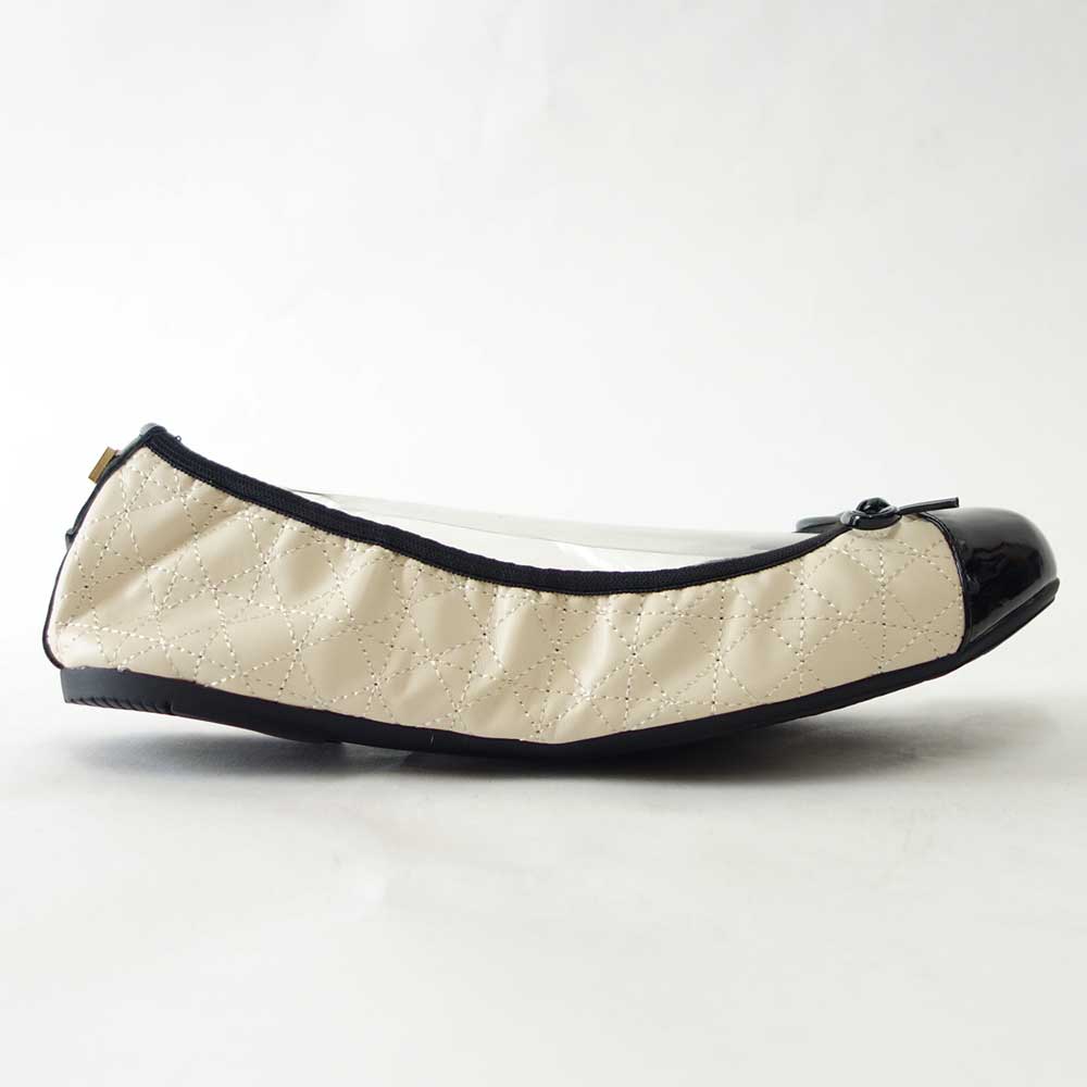 BUTTERFLY TWISTS バタフライツイスト OLIVIA 21036B クリーム/ブラック(レディース)  お洒落 携帯 バレエシューズ ルームシューズ