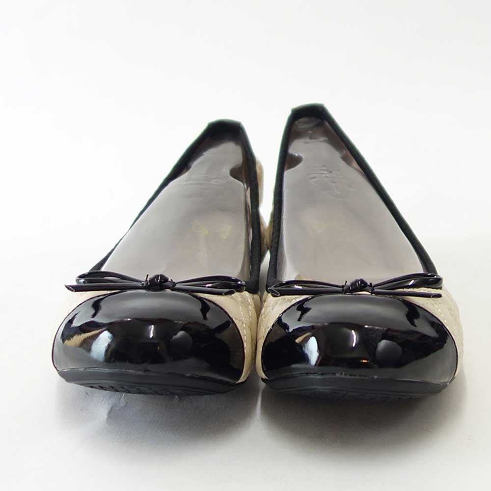 BUTTERFLY TWISTS バタフライツイスト OLIVIA 21036B クリーム/ブラック(レディース)  お洒落 携帯 バレエシューズ ルームシューズ