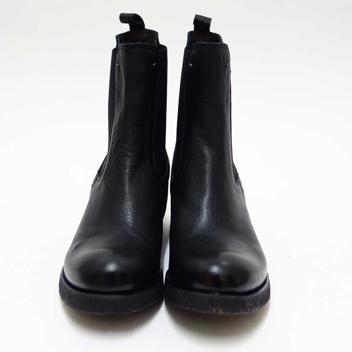 【SALE 50%OFF】 イタリア製サイドゴアブーツ Punto Pigro プントピグロ TEXAS 21 ブラック 「靴」