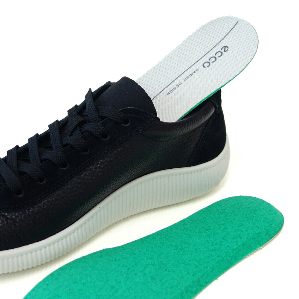 エコーECCOSOFTZEROLACEUPLEAWOMEN'SSNEAKERブラック22025351052(レディース)快適な履き心地のレザースニーカーレースアップウォーキングシューズ旅行「靴」