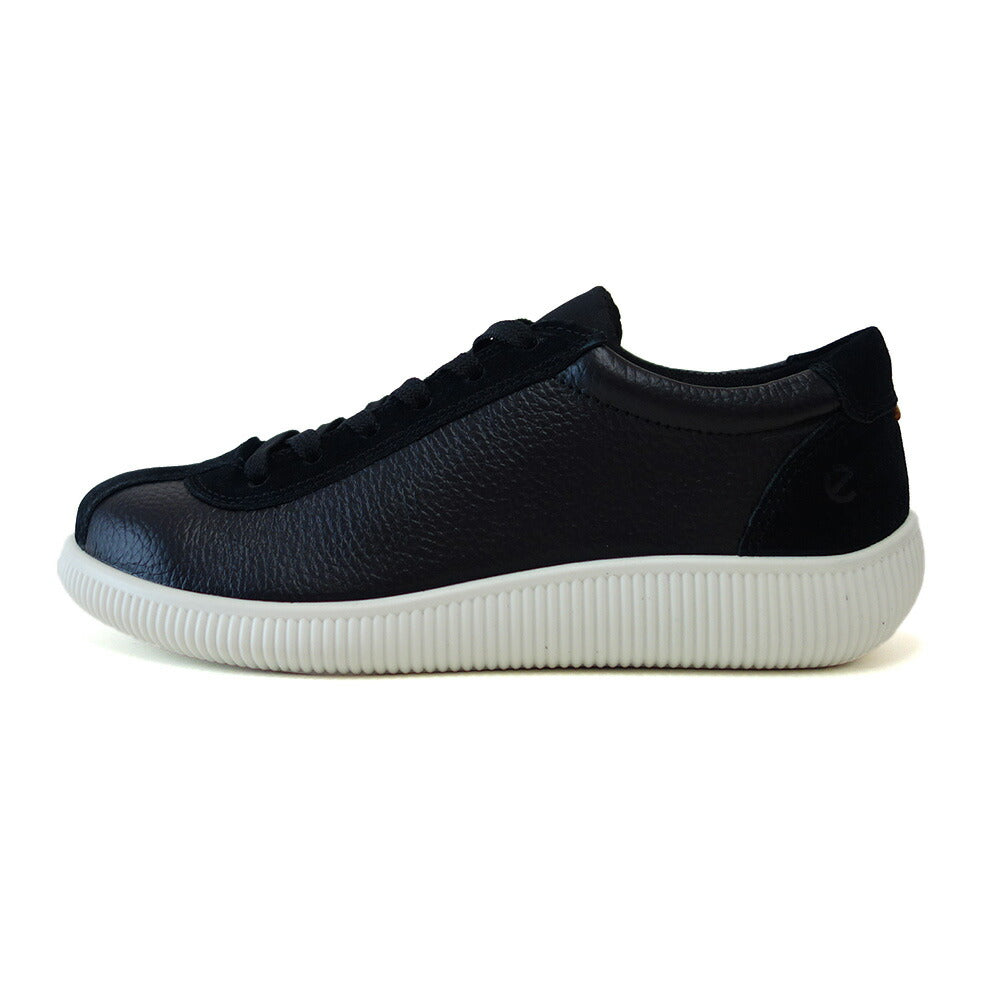 エコーECCOSOFTZEROLACEUPLEAWOMEN'SSNEAKERブラック22025351052(レディース)快適な履き心地のレザースニーカーレースアップウォーキングシューズ旅行「靴」
