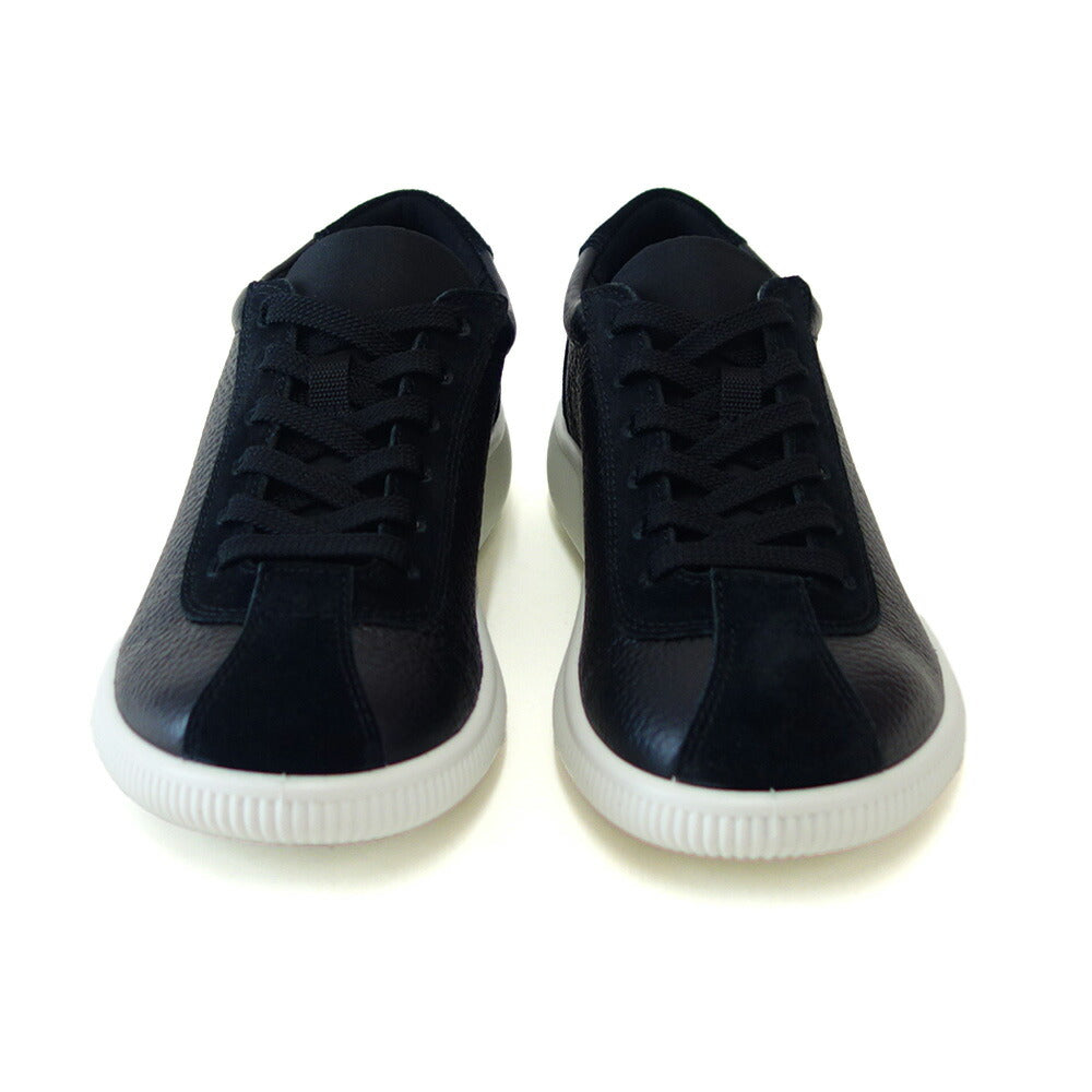 エコーECCOSOFTZEROLACEUPLEAWOMEN'SSNEAKERブラック22025351052(レディース)快適な履き心地のレザースニーカーレースアップウォーキングシューズ旅行「靴」