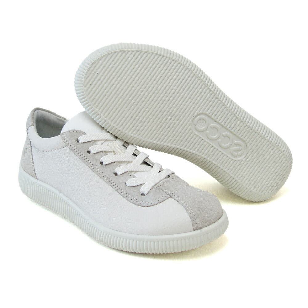 エコーECCOSOFTZEROLACEUPLEAWOMEN'SSNEAKERホワイト22025352292(レディース)快適な履き心地のレザースニーカーレースアップウォーキングシューズ旅行「靴」