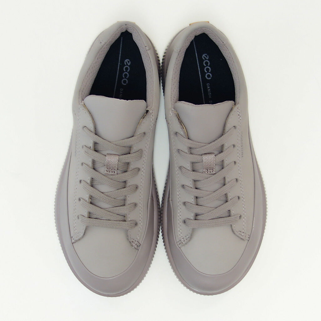 エコーECCOSOFTZEROWOMEN'SSNEAKERSグレー22028355294(レディース)防水快適な履き心地レザースニーカーレースアップウォーキングシューズ旅行「靴」
