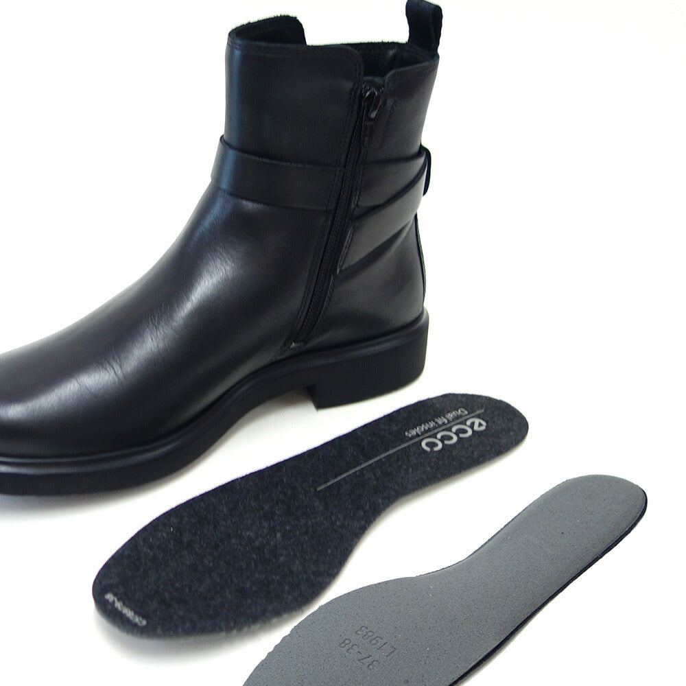エコーECCO22201301001ブラック(レディース)防水仕様METROPOLEAMSTERDAMLEATHERJODHPURBOOTS上質天然皮革のジョッパーブーツ「靴」