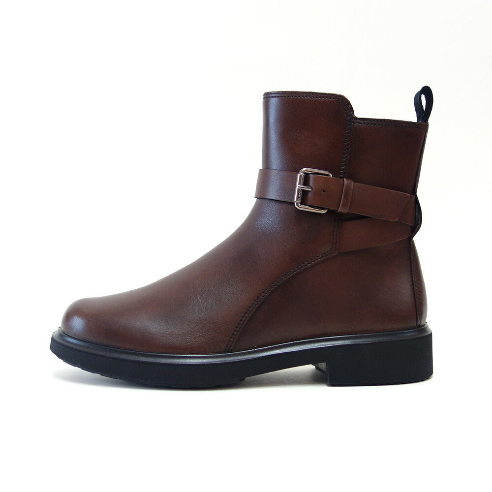 エコーECCO22201301667ブラウン(レディース)防水仕様METROPOLEAMSTERDAMLEATHERJODHPURBOOTS上質天然皮革のジョッパーブーツ「靴」