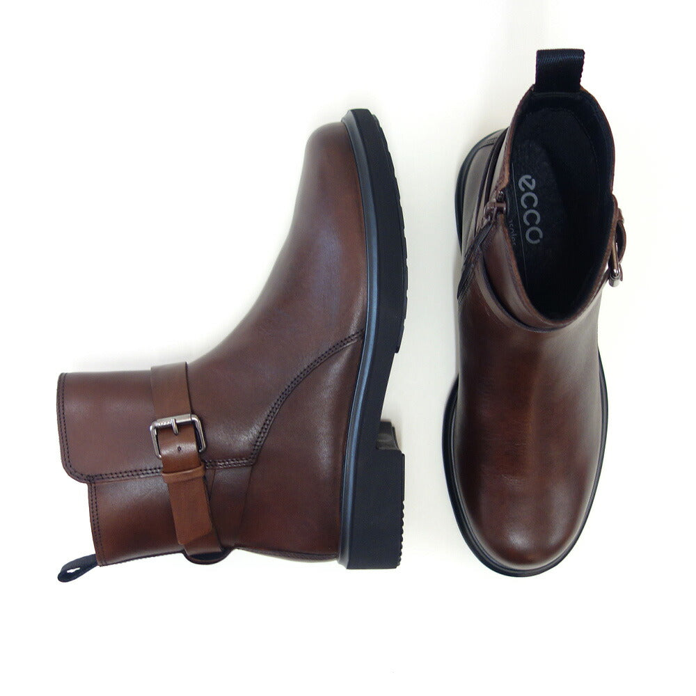 エコーECCO22201301667ブラウン(レディース)防水仕様METROPOLEAMSTERDAMLEATHERJODHPURBOOTS上質天然皮革のジョッパーブーツ「靴」