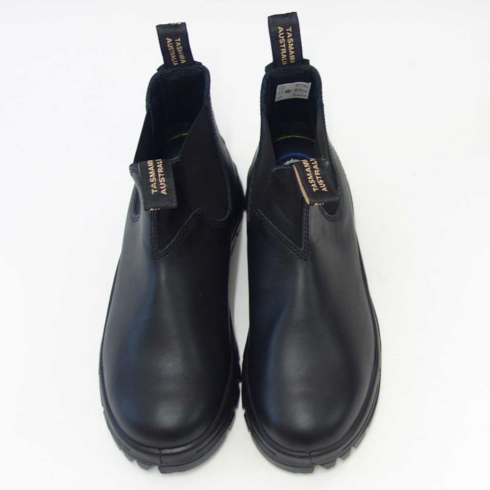 ブランドストーン Blundstone LUG BOOT BS2240 009 (ユニセックス) ブラック 防水レザー スムースレザー ショートブーツ スリッポン「靴」